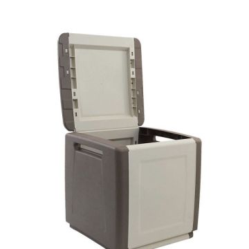 ARTPLAST - BAULE PER GIARDINO PLASTICA ARTPLAST TORTORA/ECRU 54X53X57 CM