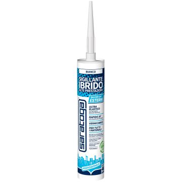 SARATOGA - SILICONE IBRIDO BIANCO PER ESTERNO AD ALTE PRESTAZIONI  SARATOGA