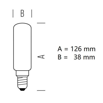 BOT LIGHTING S.R.L. - LAMPADINA TUBOLARE A LED 7W LUCE CALDA 2700K 806LM E14 BOT LIGHTING