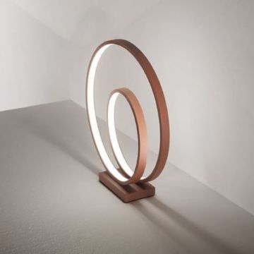 LAMPADA DA TAVOLO A LED 28W LUCE CALDA 3000K COLOR CANNELLA RITMO PERENZ LAMPADA DA TAVOLO A LED 28W LUCE CALDA 3000K COLOR CANNELLA RITMO PERENZ
