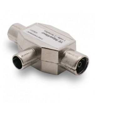 PARTITORE A T BLINDATO 2 USCITE 1 MASCHIO E 2 FEMMINA METRONIC PARTITORE A T BLINDATO 2 USCITE 1 MASCHIO E 2 FEMMINA METRONIC