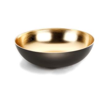 INGES'S CHRISTMAS - CIOTOLA NERO E ORO 30 CM PVC