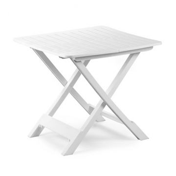 TAVOLO PIEGHEVOLE RETTANGOLARE BIANCO 79X72X70H CM VENERE DI IPAE PROGARDEN TAVOLO PIEGHEVOLE RETTANGOLARE BIANCO 79X72X70H CM VENERE DI IPAE PROGARDEN