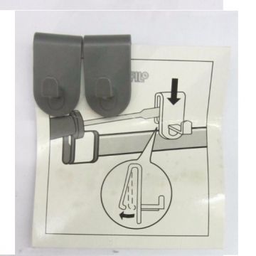 METALTEX - SET 4 GANCI NYLON PROFILO