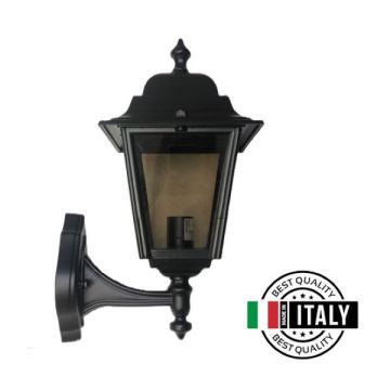APPLIQUE DA PARETE LANTERNA MEDIA UP NERA DA ESTERNO 1XE27 NIZZA MORETTI APPLIQUE DA PARETE LANTERNA MEDIA UP NERA DA ESTERNO 1XE27 NIZZA MORETTI
