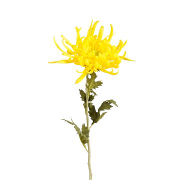 EDELMAN - CRISANTEMO ARTIFICIALE GIALLO 166 CM FIORE DECORATIVO PER COMPOSIZIONI EDELMANN