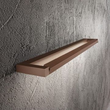 PERENZ SRL - APPLIQUE DA PARETE A LED 18W ORIENTABILE CCT 1440LM MARRONE 59,2CM SLIM PERENZ