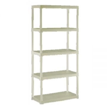 ARTPLAST - SCAFFALE IN PLASTICAECRU' 5 RIPIANI TEMPO 80X40X176H CM ARTPLAST