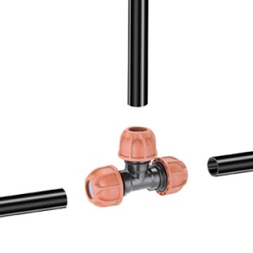 CLABER - RACCORDO A T IRRIGAZIONE DA GIARDINO PER TUBO POLIETILENE 20 MM CLABER
