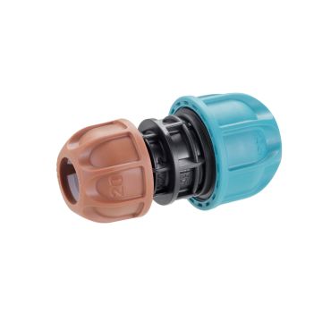 CLABER - RACCORDO CLABER CONGIUNZIONE TUBI IRRIGAZIONE POLIETILENE DA DIAMETRO 20 A 25 MM