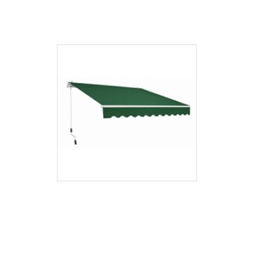 TENDA DA SOLE BARRA QUADRA P 2.00 L 3.00 VERDE TINTA UNITA DI GARDEN FRIEND